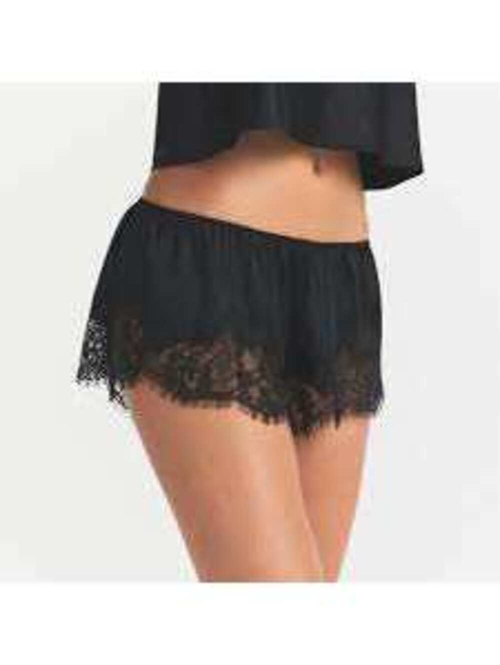 NWT SKIMS Discontinued Silk Lace Shorts Onyx Black Size S $118 MSRP Rare